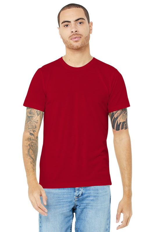 BELLA+CANVAS  Unisex Made In The USA Jersey Short Sleeve Tee. BC3001U Red