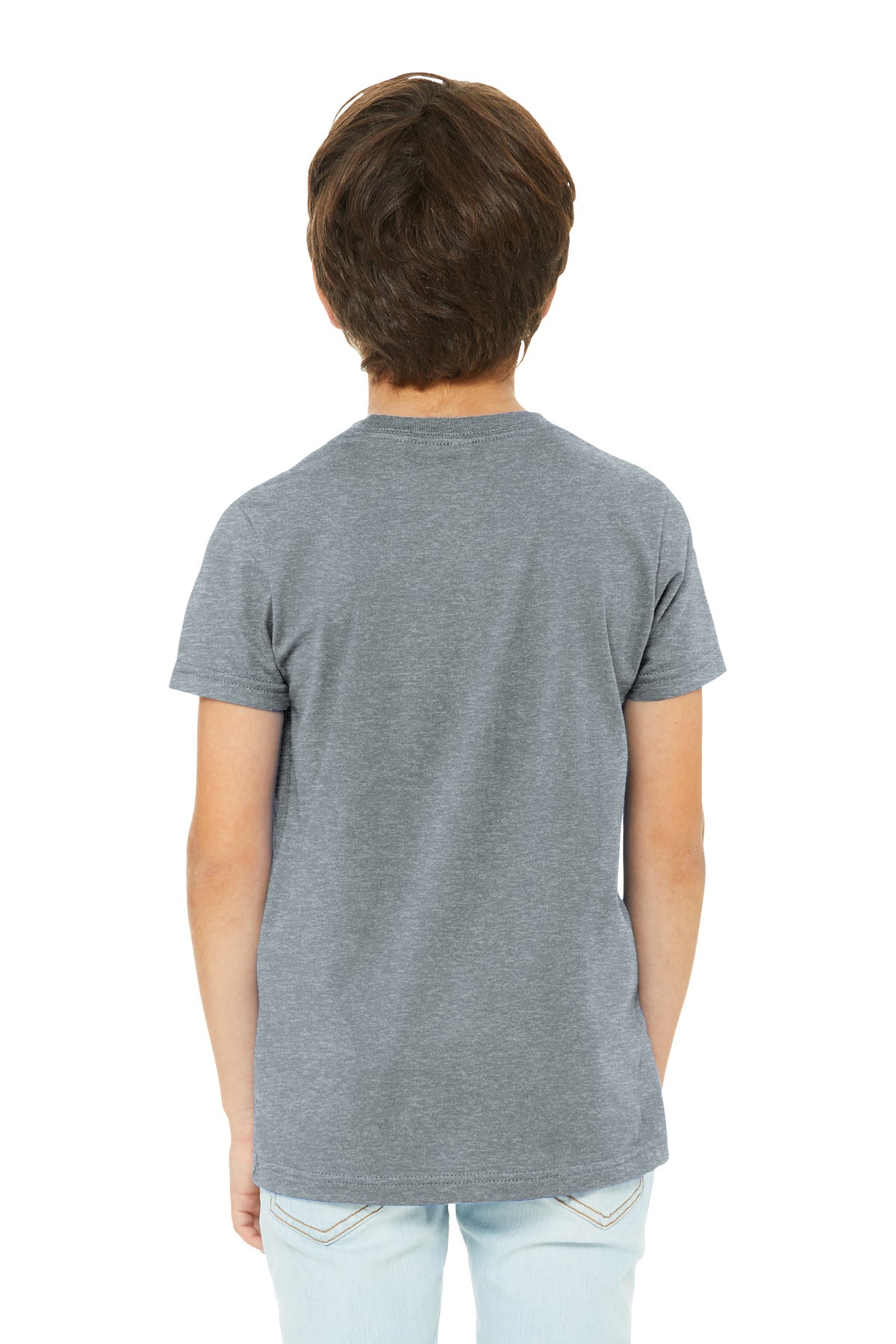 Bella+Canvas Youth Heather CVC Tee BC3001YCVC Athletic Heather