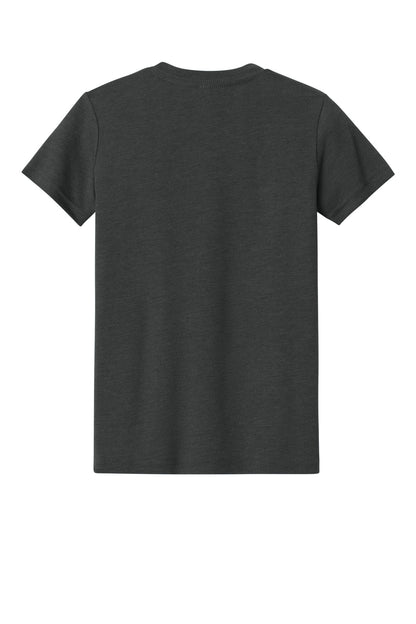Bella+Canvas Youth Heather CVC Tee BC3001YCVC Dark Grey Heather