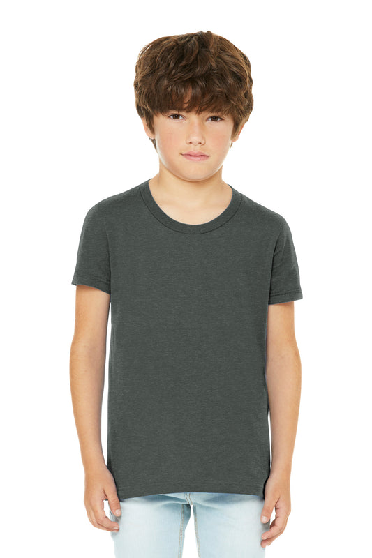 Bella+Canvas Youth Heather CVC Tee BC3001YCVC Deep Heather