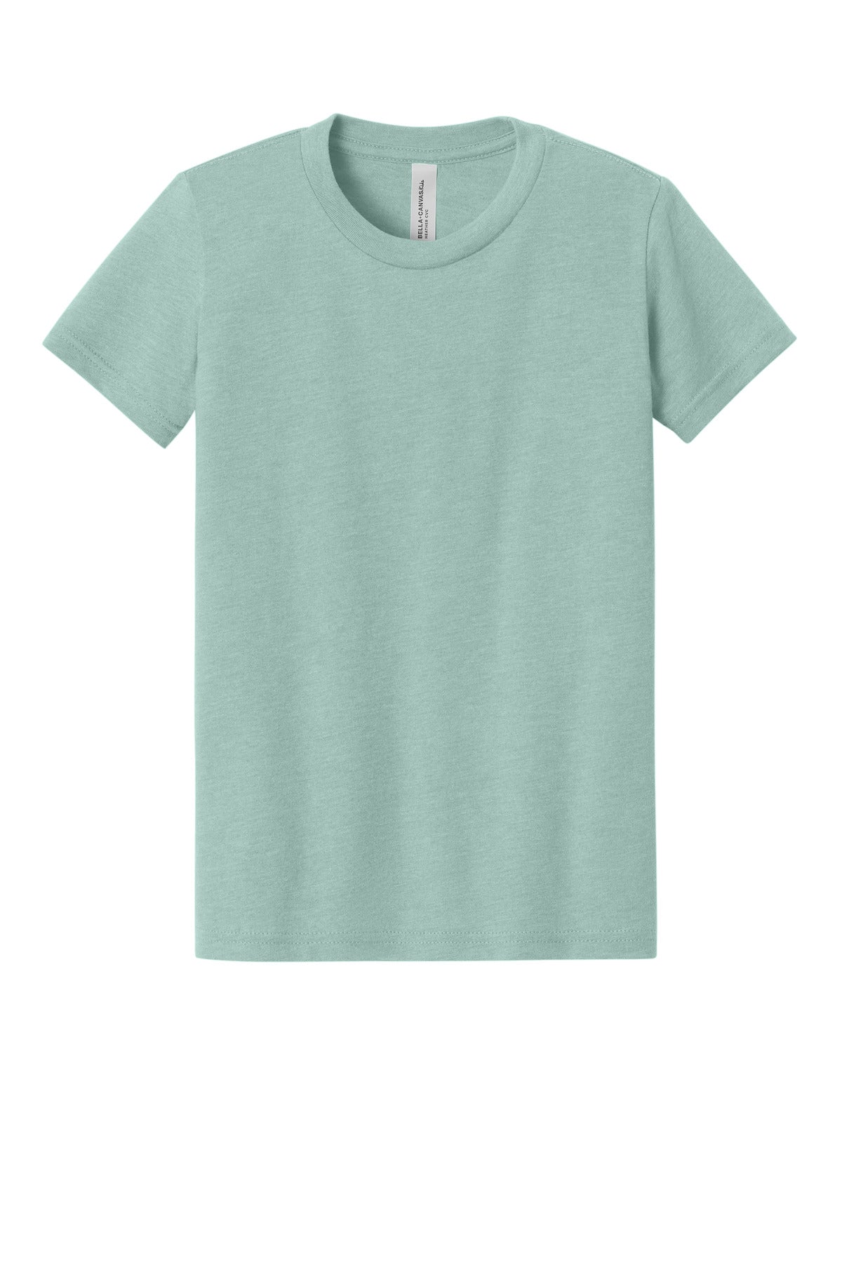 Bella+Canvas Youth Heather CVC Tee BC3001YCVC Heather Dusty Blue