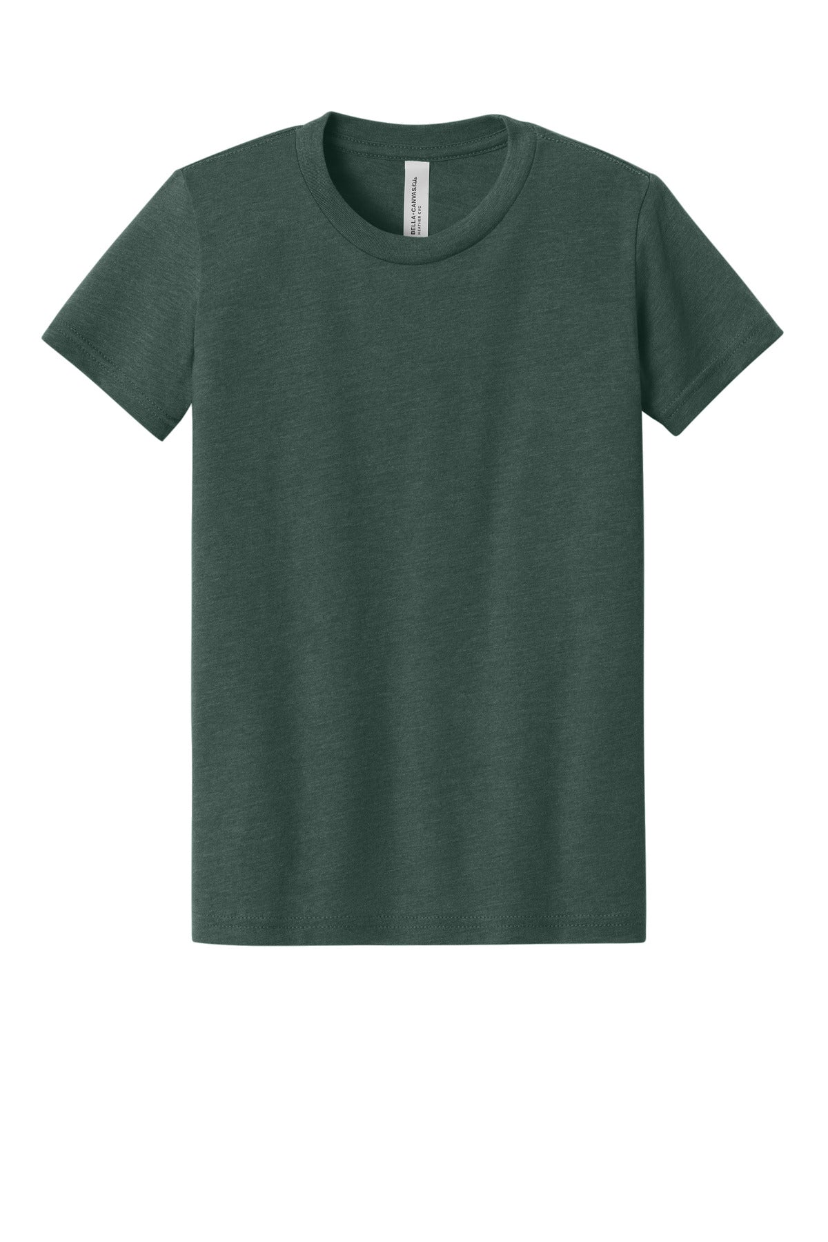 Bella+Canvas Youth Heather CVC Tee BC3001YCVC Heather Forest