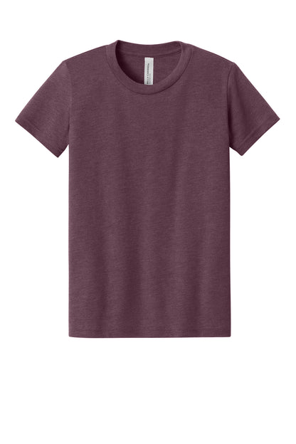 Bella+Canvas Youth Heather CVC Tee BC3001YCVC Heather Maroon