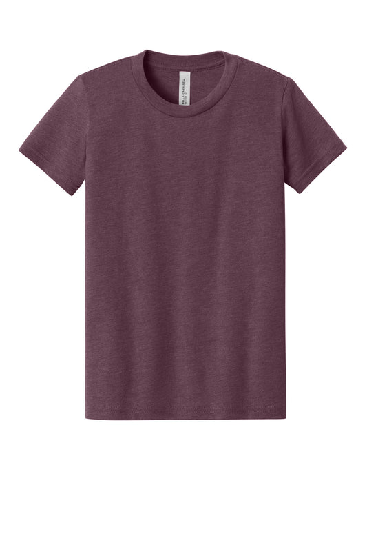 Bella+Canvas Youth Heather CVC Tee BC3001YCVC Heather Maroon