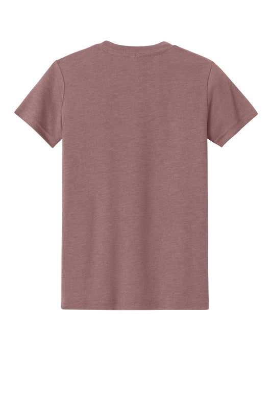 Bella+Canvas Youth Heather CVC Tee BC3001YCVC Heather Mauve