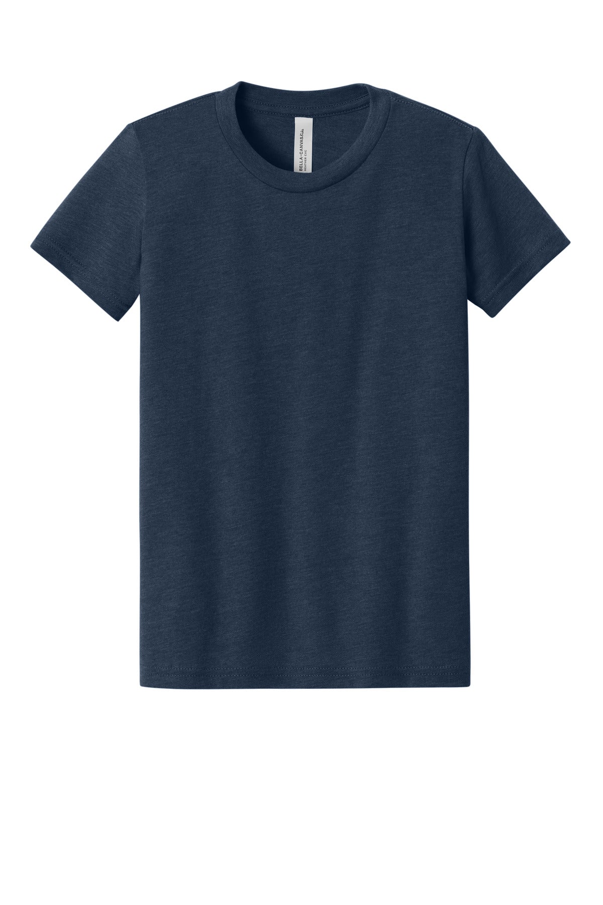 Bella+Canvas Youth Heather CVC Tee BC3001YCVC Heather Midnight Navy