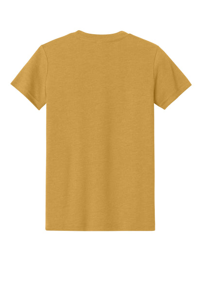 Bella+Canvas Youth Heather CVC Tee BC3001YCVC Heather Mustard
