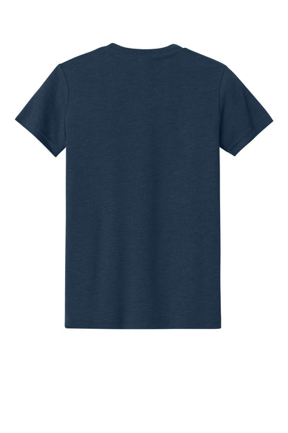 Bella+Canvas Youth Heather CVC Tee BC3001YCVC Heather Navy