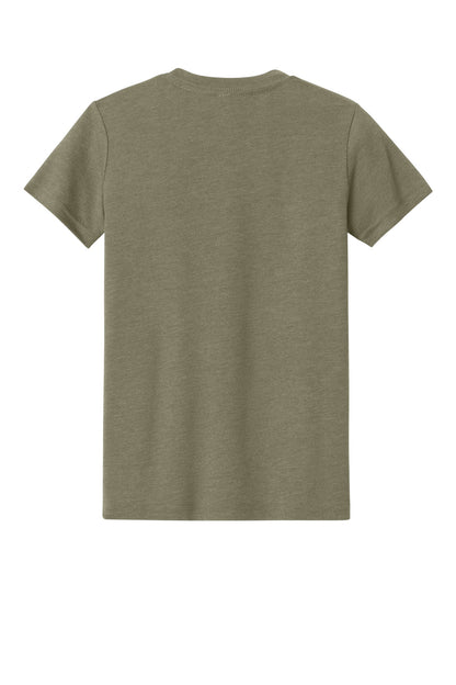 Bella+Canvas Youth Heather CVC Tee BC3001YCVC Heather Olive
