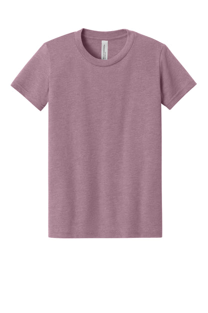Bella+Canvas Youth Heather CVC Tee BC3001YCVC Heather Orchid