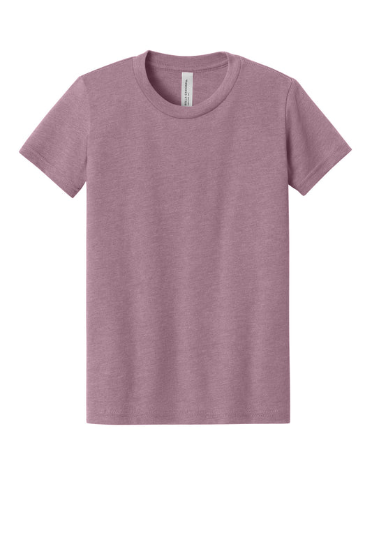 Bella+Canvas Youth Heather CVC Tee BC3001YCVC Heather Orchid