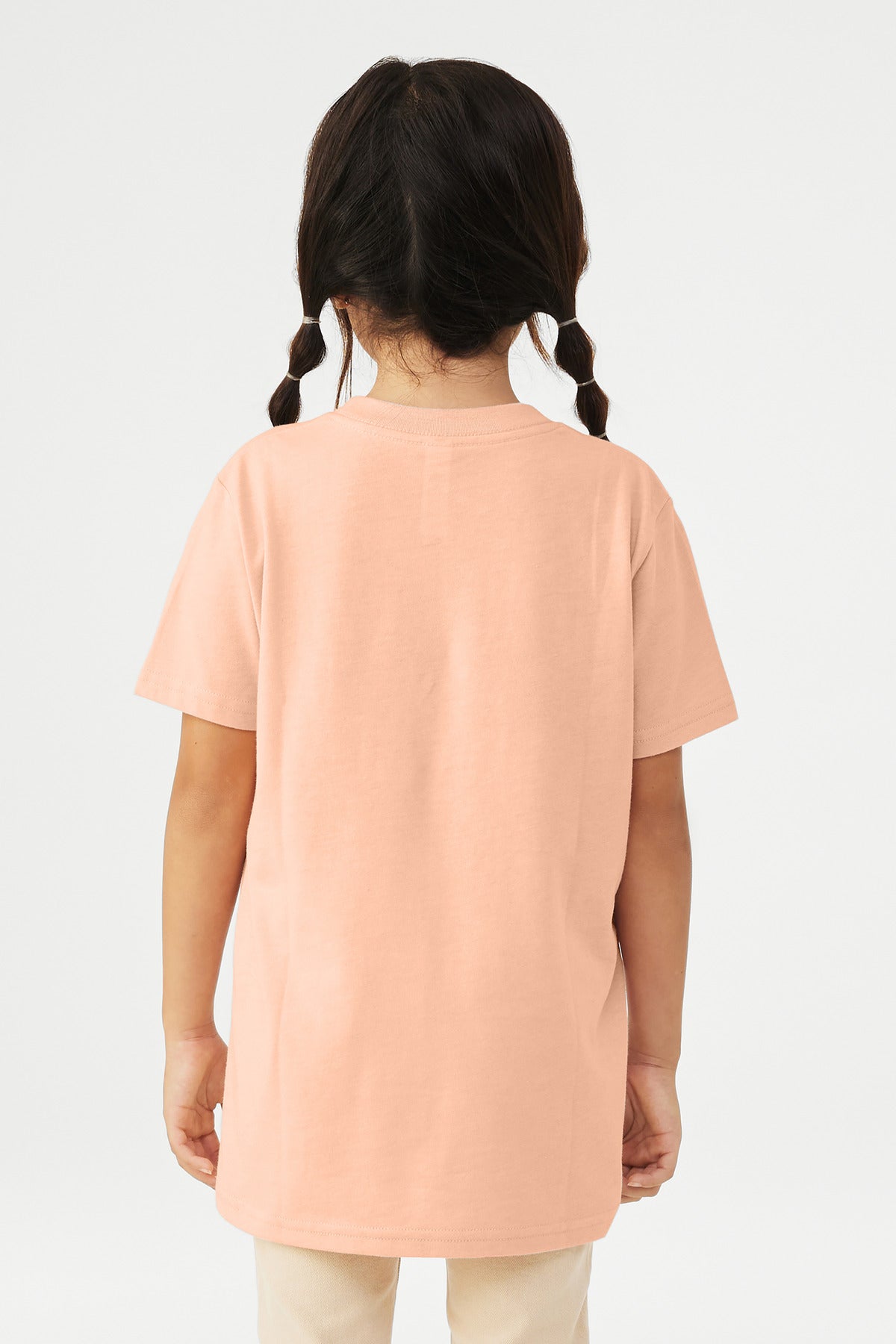 Bella+Canvas Youth Heather CVC Tee BC3001YCVC Heather Peach