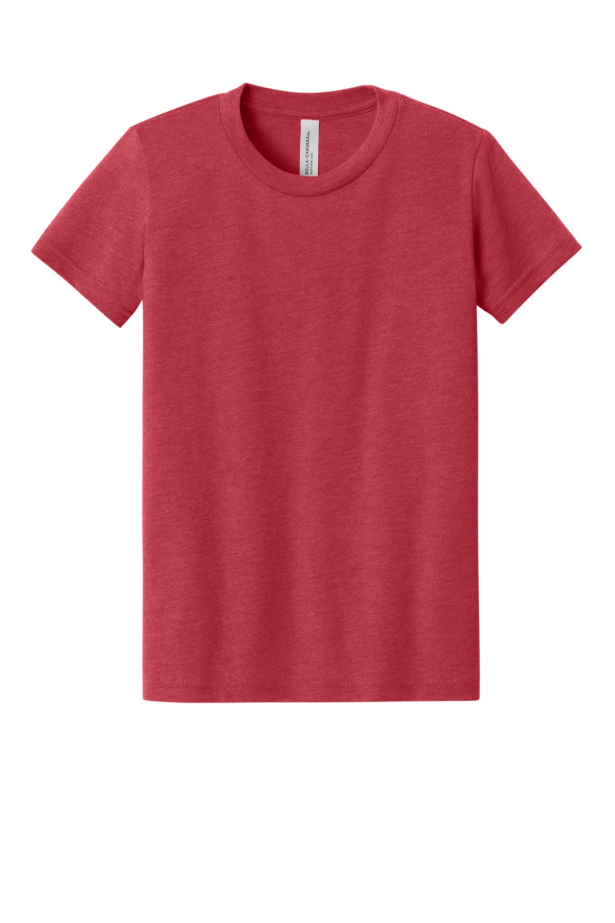 Bella+Canvas Youth Heather CVC Tee BC3001YCVC Heather Red