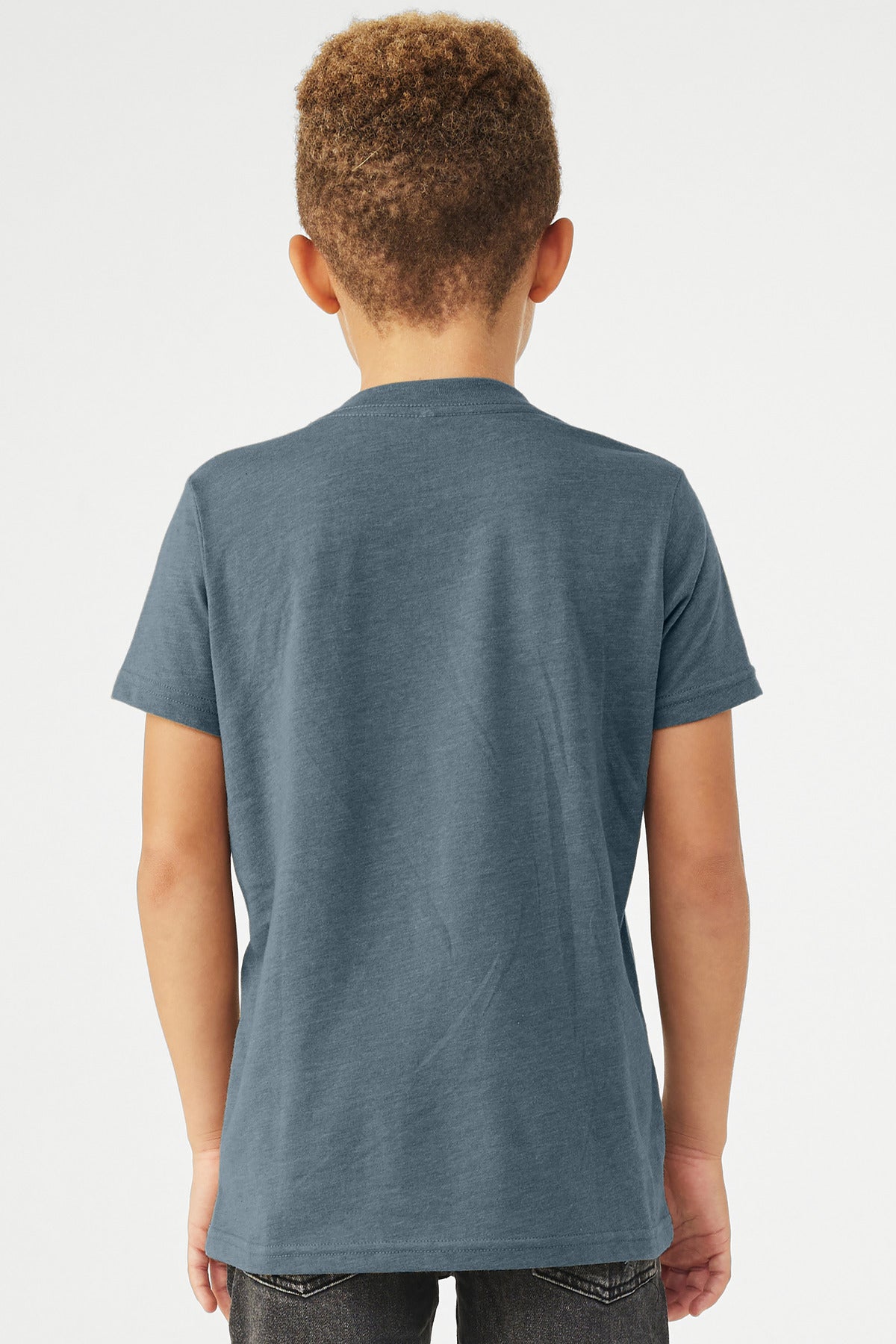 Bella+Canvas Youth Heather CVC Tee BC3001YCVC Heather Slate