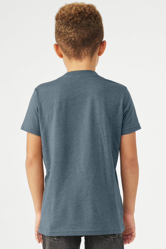 Bella+Canvas Youth Heather CVC Tee BC3001YCVC Heather Slate
