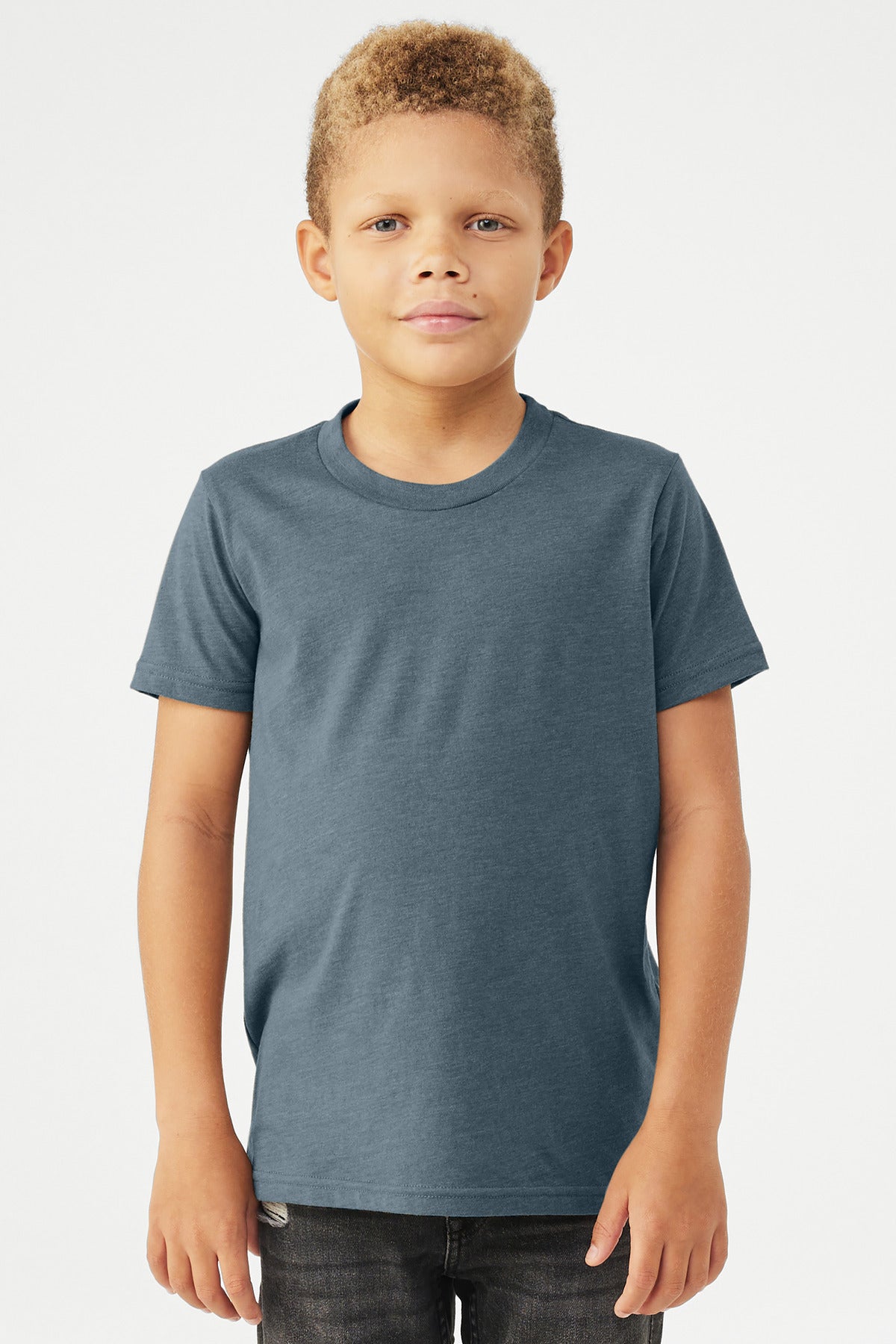 Bella+Canvas Youth Heather CVC Tee BC3001YCVC Heather Slate