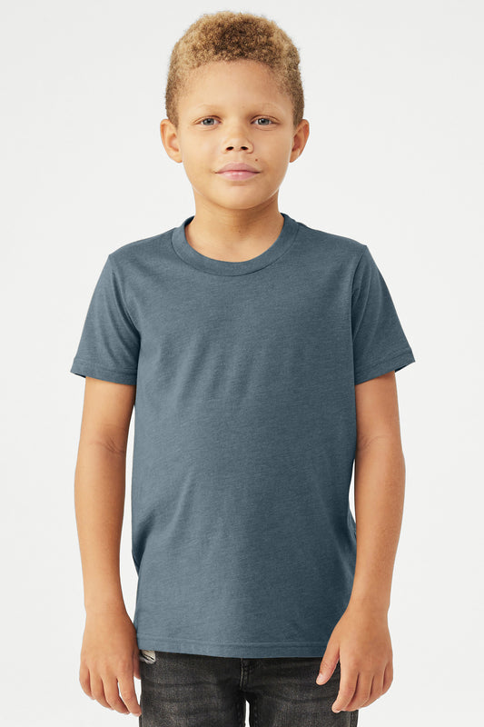 Bella+Canvas Youth Heather CVC Tee BC3001YCVC Heather Slate