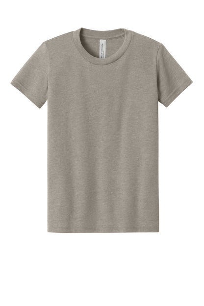 Bella+Canvas Youth Heather CVC Tee BC3001YCVC Heather Stone