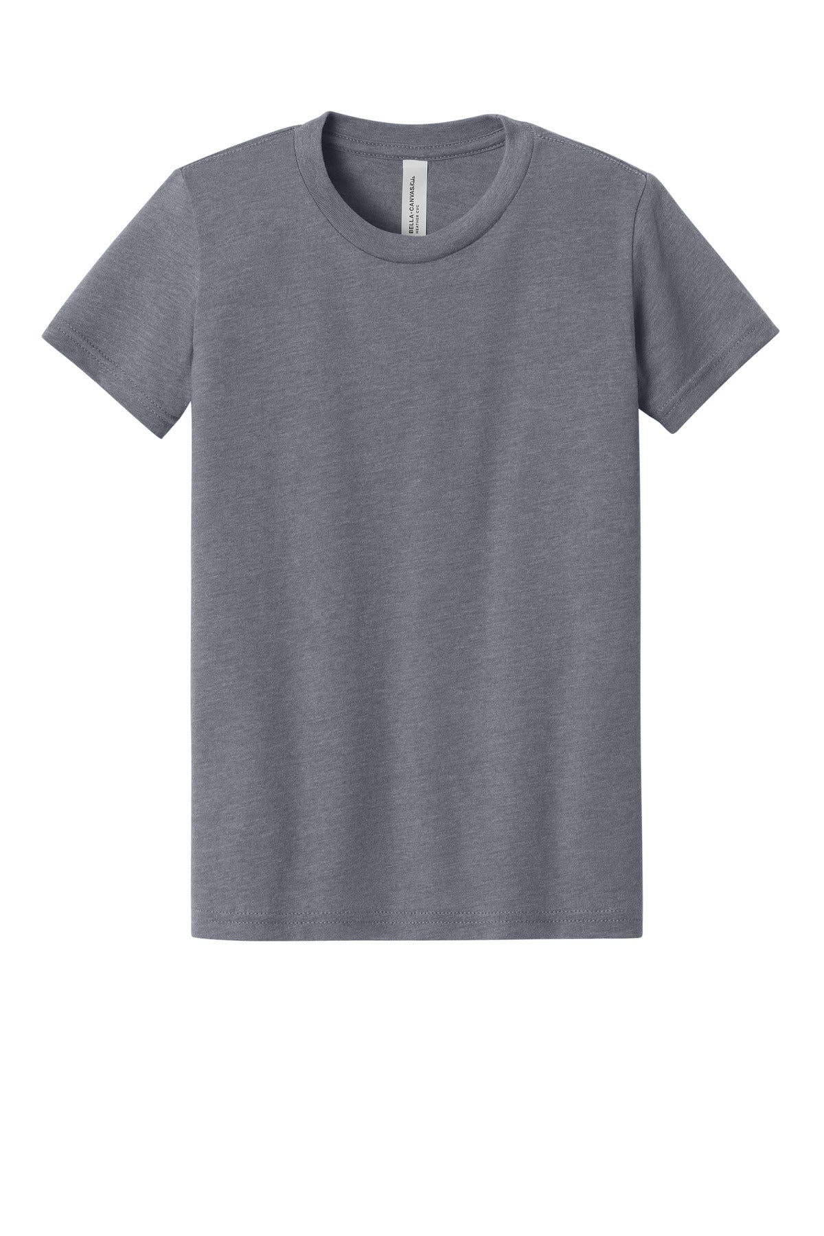 Bella+Canvas Youth Heather CVC Tee BC3001YCVC Heather Storm