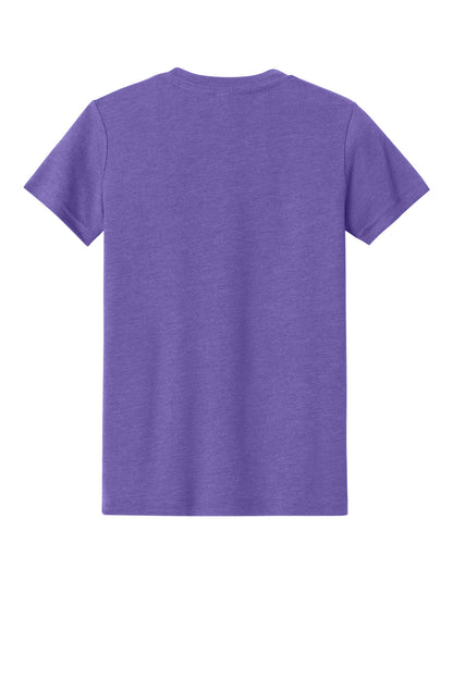 Bella+Canvas Youth Heather CVC Tee BC3001YCVC Heather Team Purple
