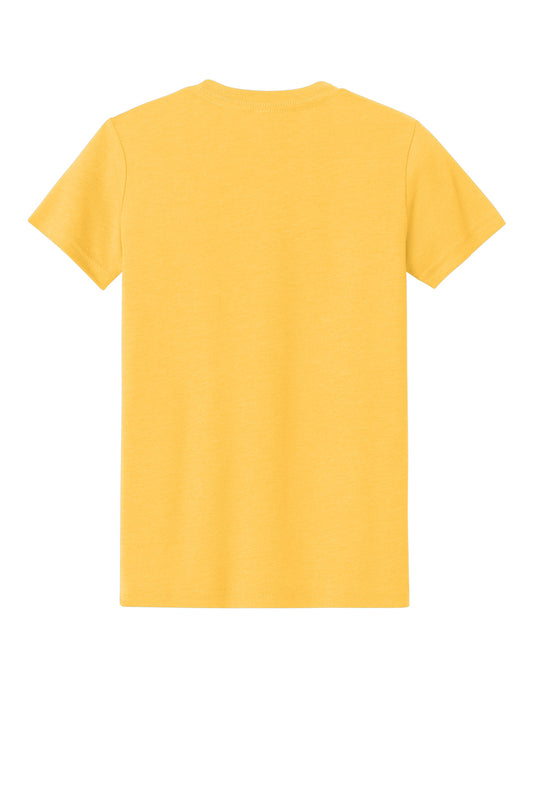 Bella+Canvas Youth Heather CVC Tee BC3001YCVC Heather Yellow Gold