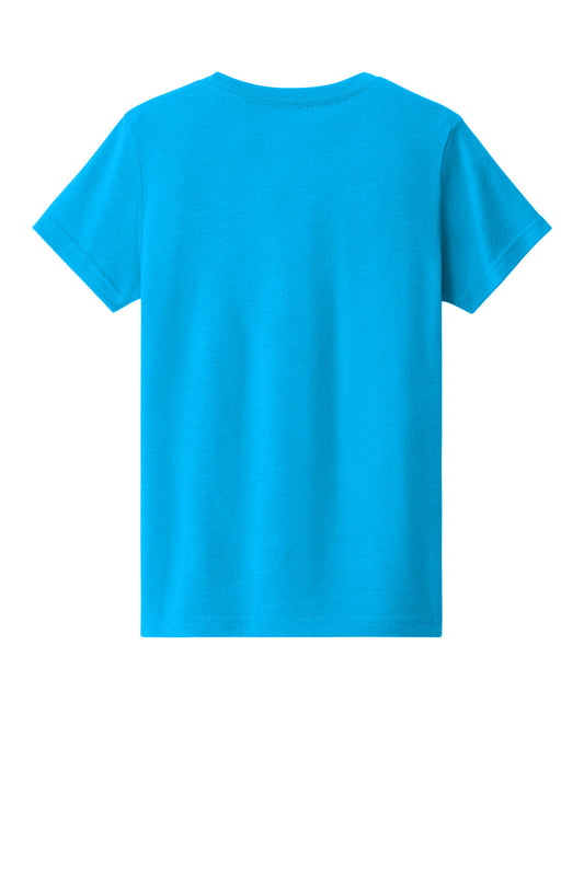 Bella+Canvas Youth Heather CVC Tee BC3001YCVC Neon Blue