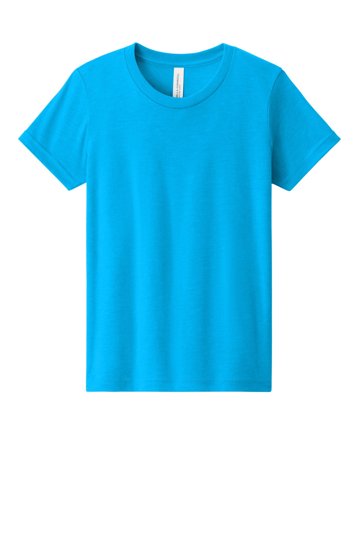 Bella+Canvas Youth Heather CVC Tee BC3001YCVC Neon Blue