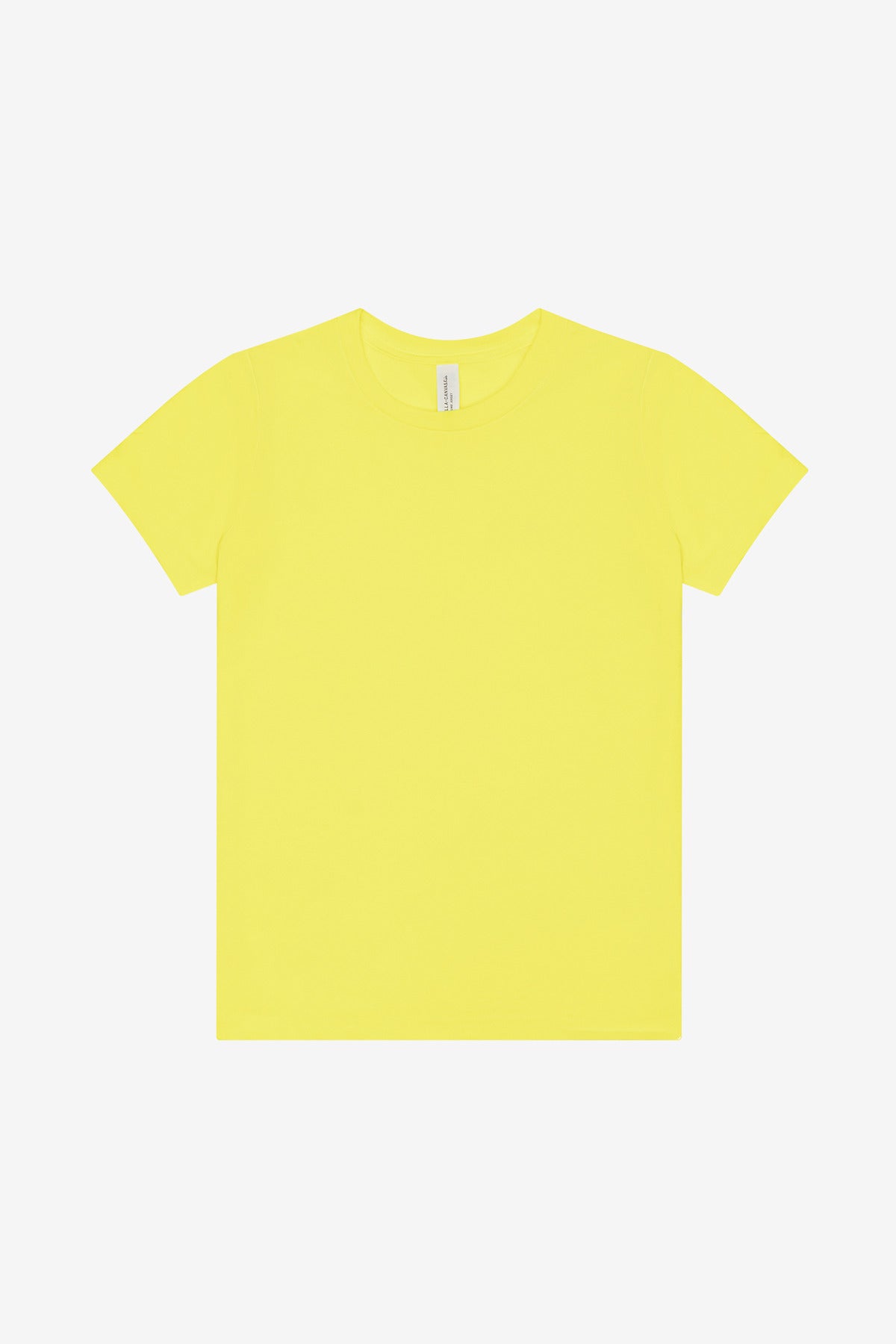 BELLA+CANVAS Youth Heather CVC Tee BC3001YCVC Neon Yellow