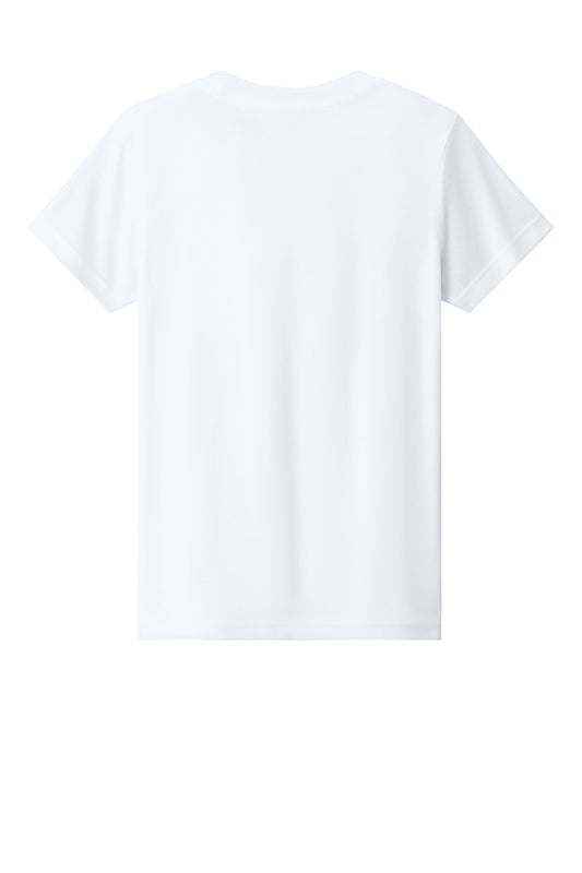 Bella+Canvas Youth Heather CVC Tee BC3001YCVC Solid White Blend