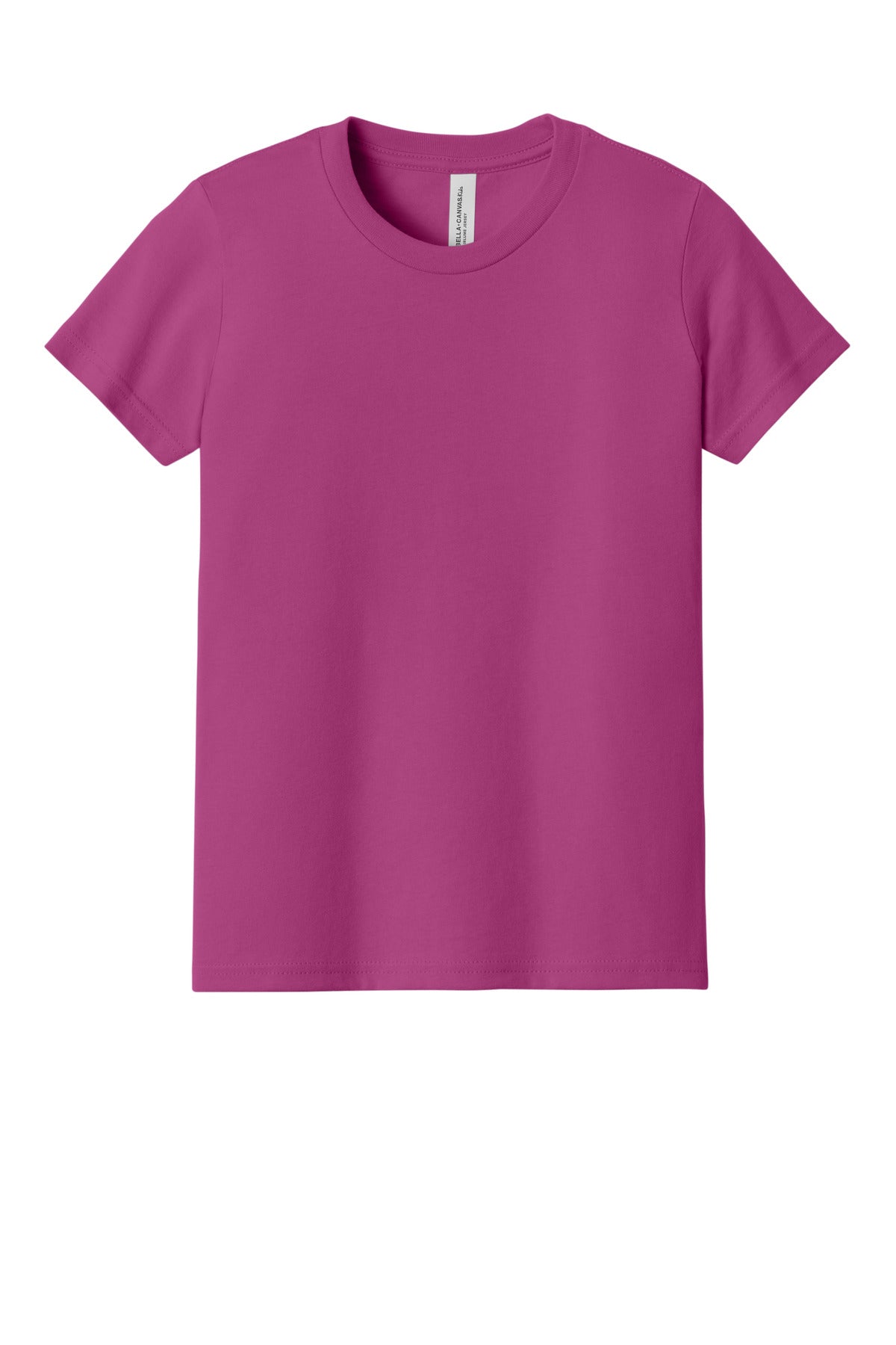 Bella+Canvas Youth Jersey Short Sleeve Tee BC3001Y Berry