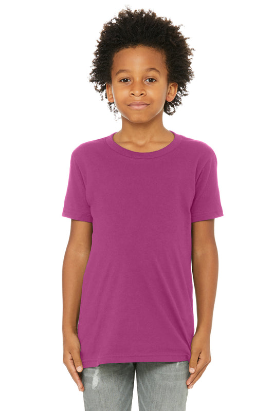 Bella+Canvas Youth Jersey Short Sleeve Tee BC3001Y Berry