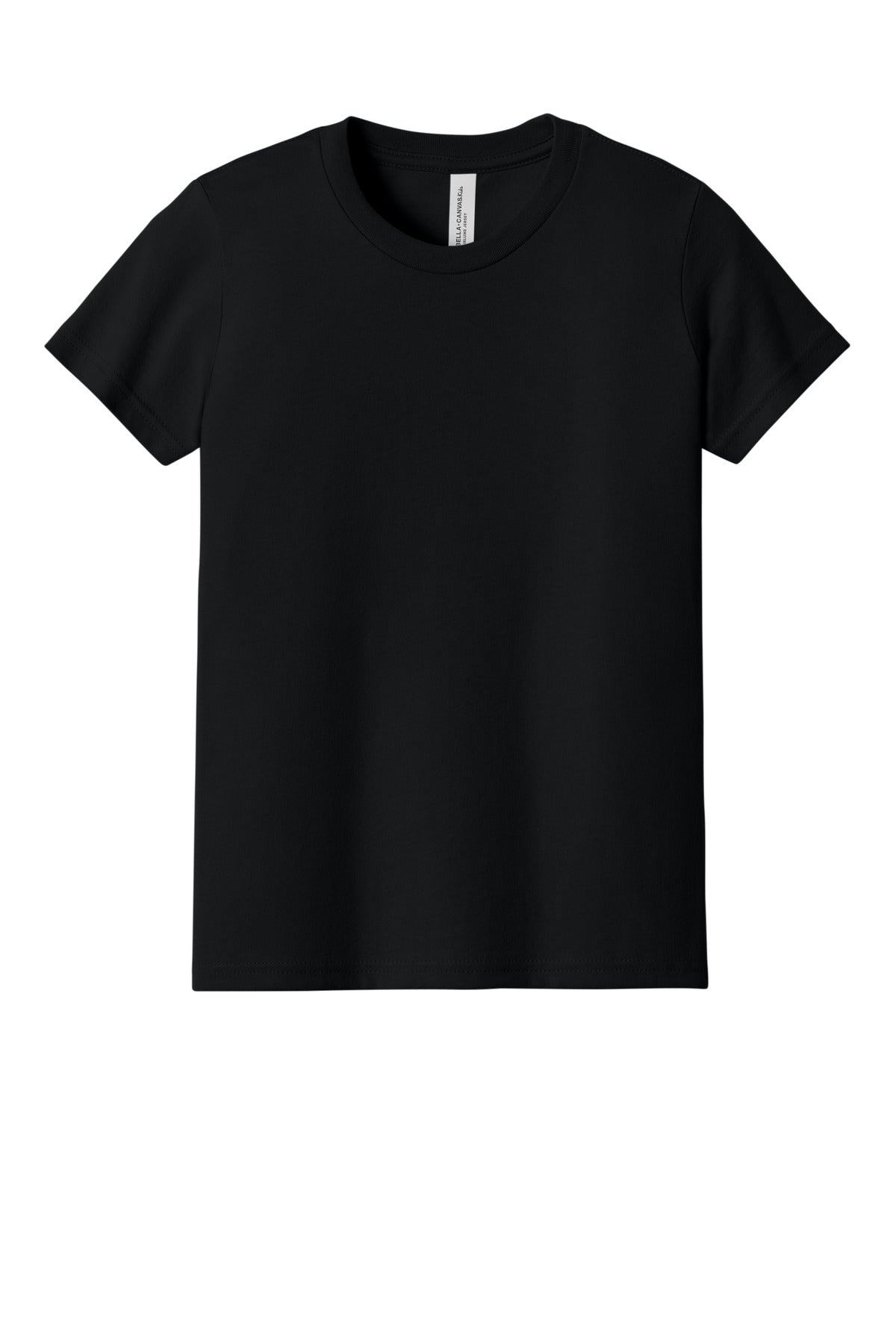 Bella+Canvas Youth Jersey Short Sleeve Tee BC3001Y Black