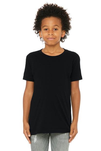 Bella+Canvas Youth Jersey Short Sleeve Tee BC3001Y Black