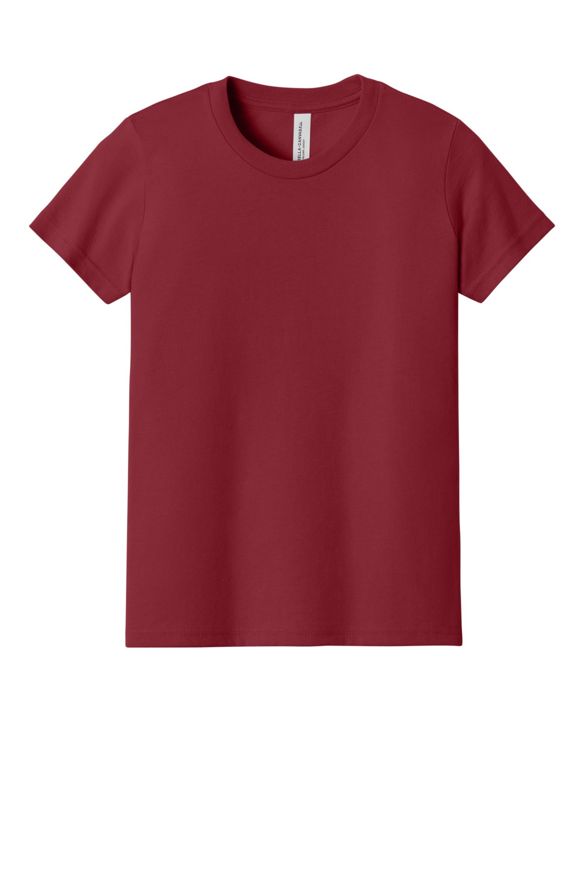 Bella+Canvas Youth Jersey Short Sleeve Tee BC3001Y Cardinal