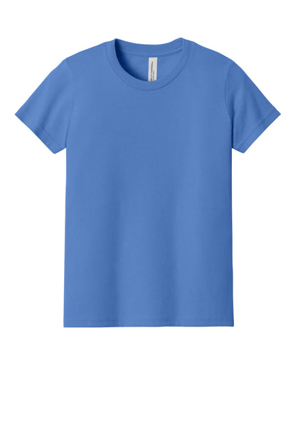Bella+Canvas Youth Jersey Short Sleeve Tee BC3001Y Columbia Blue