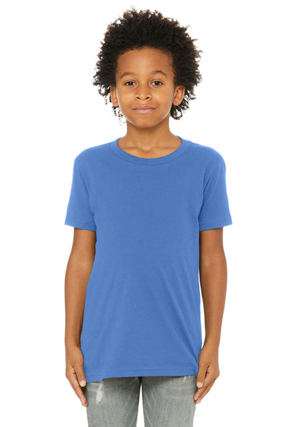 Bella+Canvas Youth Jersey Short Sleeve Tee BC3001Y Columbia Blue