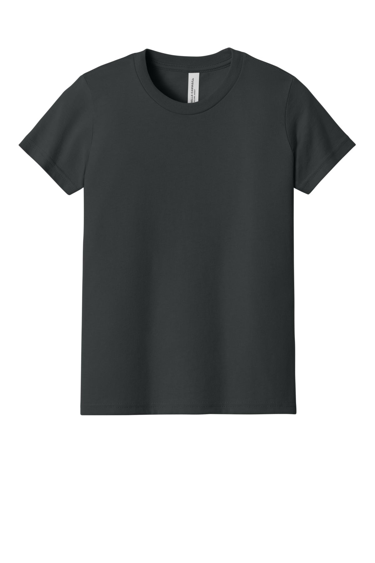 Bella+Canvas Youth Jersey Short Sleeve Tee BC3001Y Dark Grey