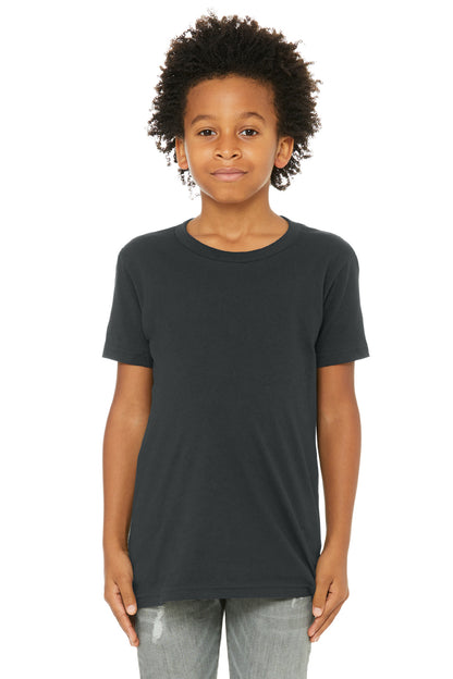 Bella+Canvas Youth Jersey Short Sleeve Tee BC3001Y Dark Grey