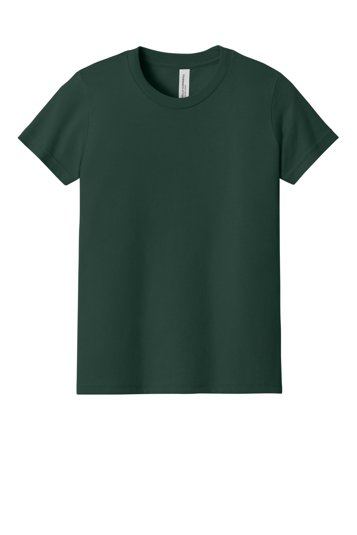 Bella+Canvas Youth Jersey Short Sleeve Tee BC3001Y Forest