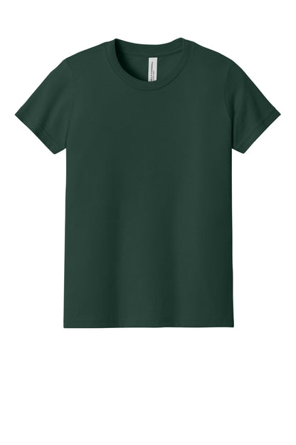 Bella+Canvas Youth Jersey Short Sleeve Tee BC3001Y Forest