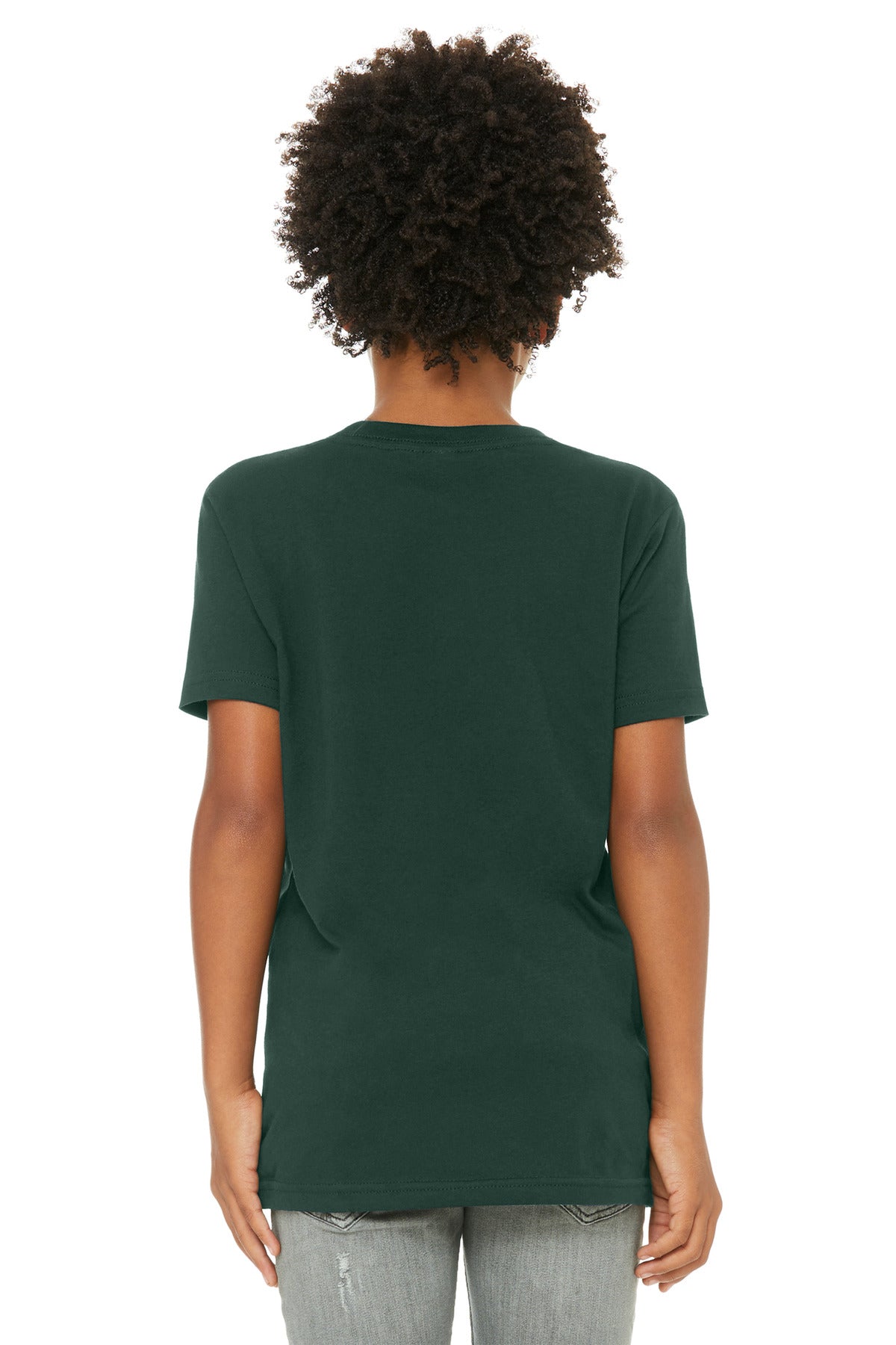 Bella+Canvas Youth Jersey Short Sleeve Tee BC3001Y Forest