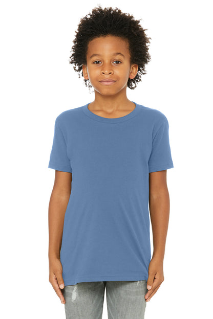 Bella+Canvas Youth Jersey Short Sleeve Tee BC3001Y Lavender Blue