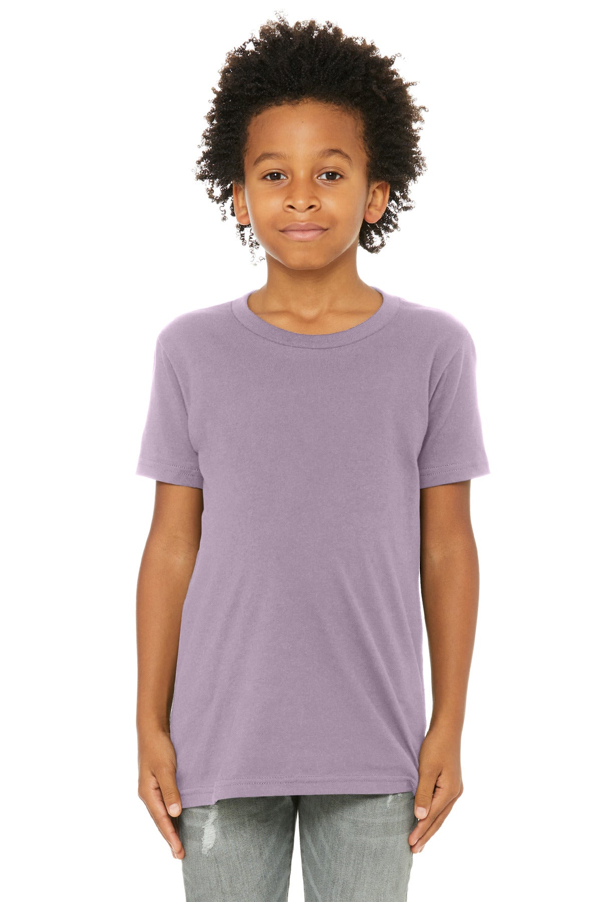 Bella+Canvas Youth Jersey Short Sleeve Tee BC3001Y Light Violet