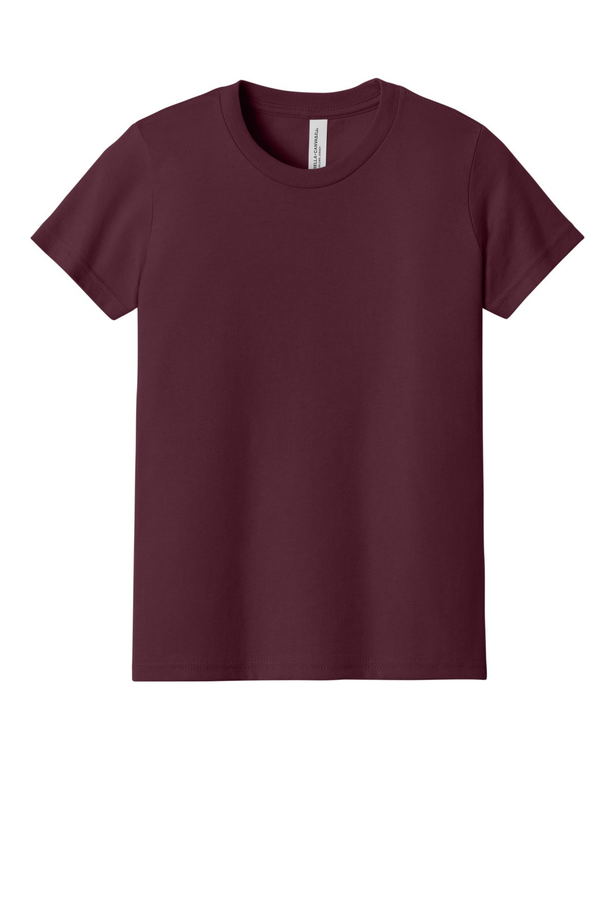 Bella+Canvas Youth Jersey Short Sleeve Tee BC3001Y Maroon