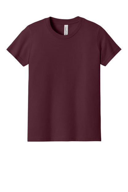 Bella+Canvas Youth Jersey Short Sleeve Tee BC3001Y Maroon
