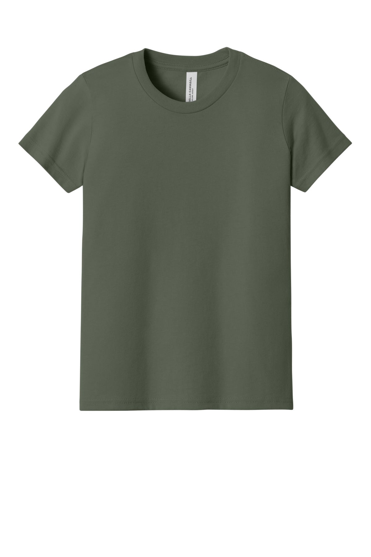 Bella+Canvas Youth Jersey Short Sleeve Tee BC3001Y Military Green