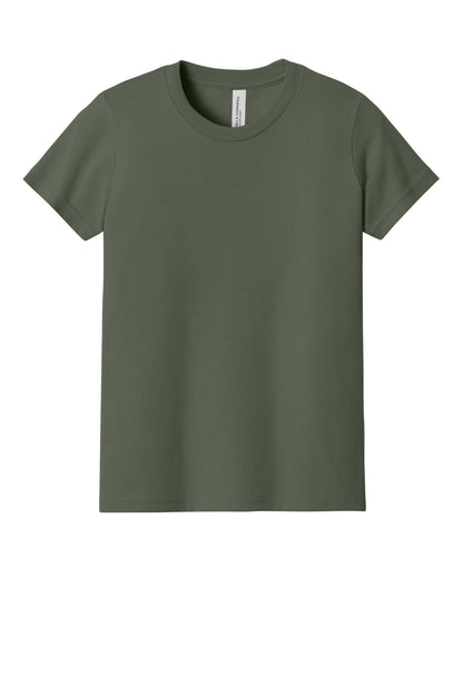Bella+Canvas Youth Jersey Short Sleeve Tee BC3001Y Military Green