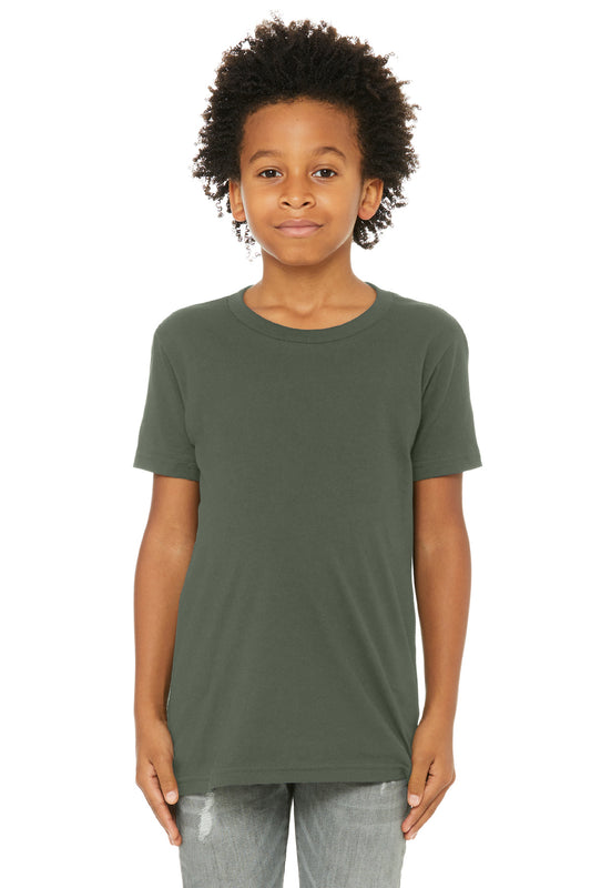 Bella+Canvas Youth Jersey Short Sleeve Tee BC3001Y Military Green