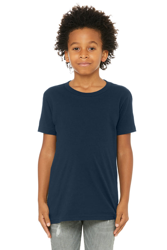 Bella+Canvas Youth Jersey Short Sleeve Tee BC3001Y Navy