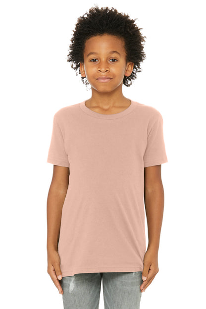 Bella+Canvas Youth Jersey Short Sleeve Tee BC3001Y Peach